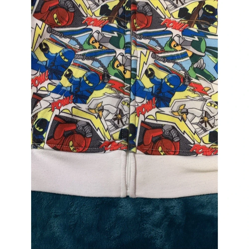 Lego Ninjago Full‎ Zip Hooded Sweatshirt Size 4 Boys